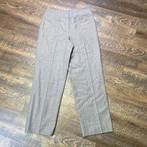 Vintage Talbots Wool Stretch Trouser Pants Beige Camel Women's Size 10